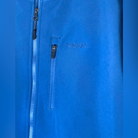 Super Nice Redhead Brand co Men's Jacket Size 2XL Full Zip up Blue - Picture 2 of 13
